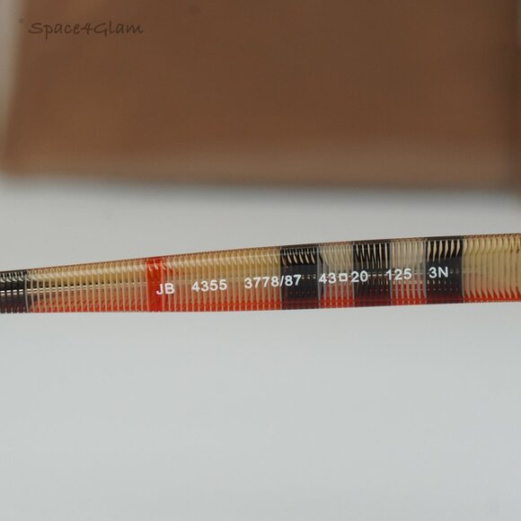 Burberry Girls Sunglasses Vintage Check Grey Round JB4355 KIDS 377887 BRAND NEW - Picture 5 of 9